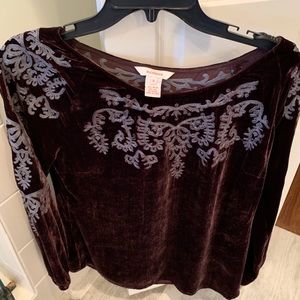Sundance velvet top
